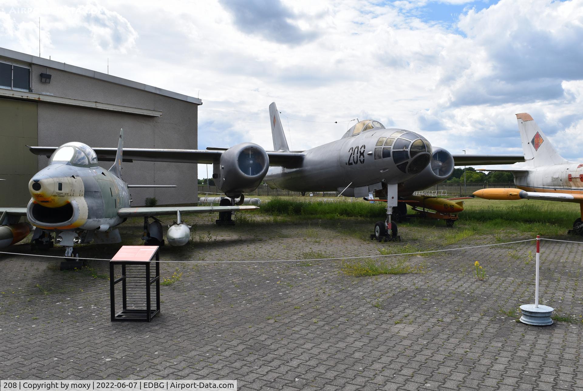 208, 1955 Ilyushin Il-28 C/N 55006448, Ilyushin Il-28 Beagle at the Bundeswehr Museum of Military History – Berlin-Gatow Airfield.