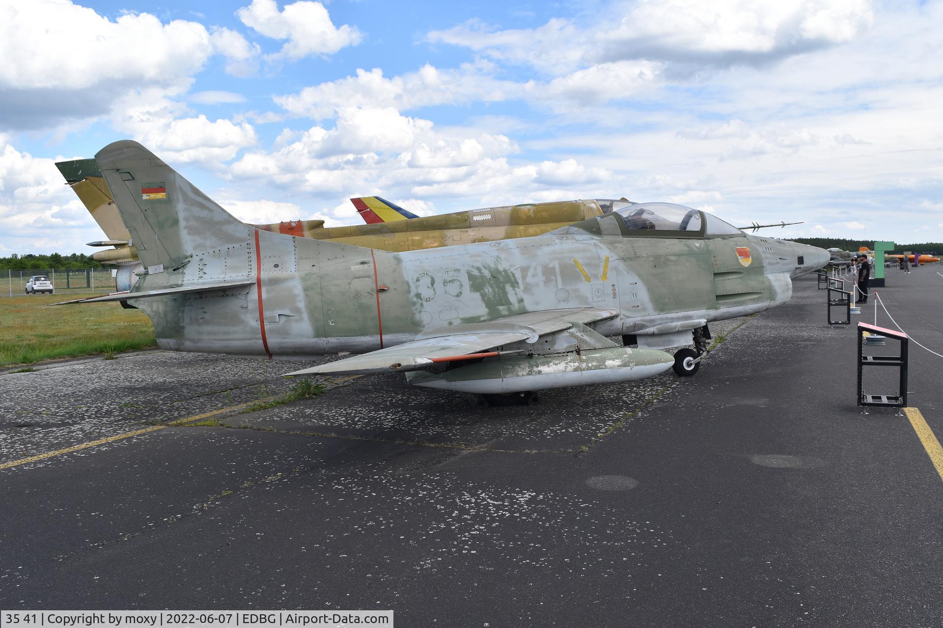 35 41, Fiat G-91R/4 C/N 113, Fiat G-91R/4 at the Bundeswehr Museum of Military History – Berlin-Gatow Airfield.