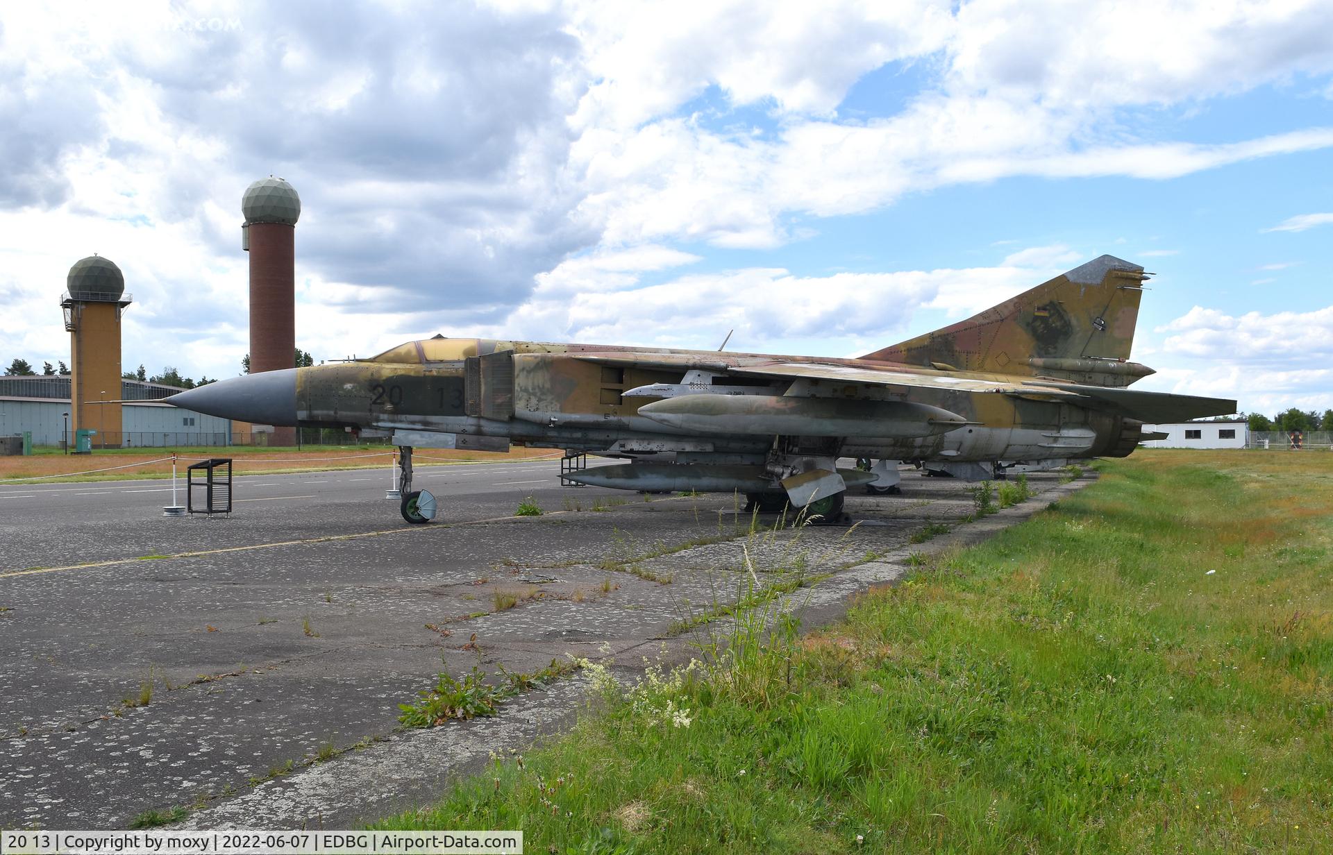 20 13, Mikoyan-Gurevich MiG-23ML C/N 0390324624, Mikoyan-Gurevich MiG-23ML Flogger at the  Bundeswehr Museum of Military History – Berlin-Gatow Airfield.
