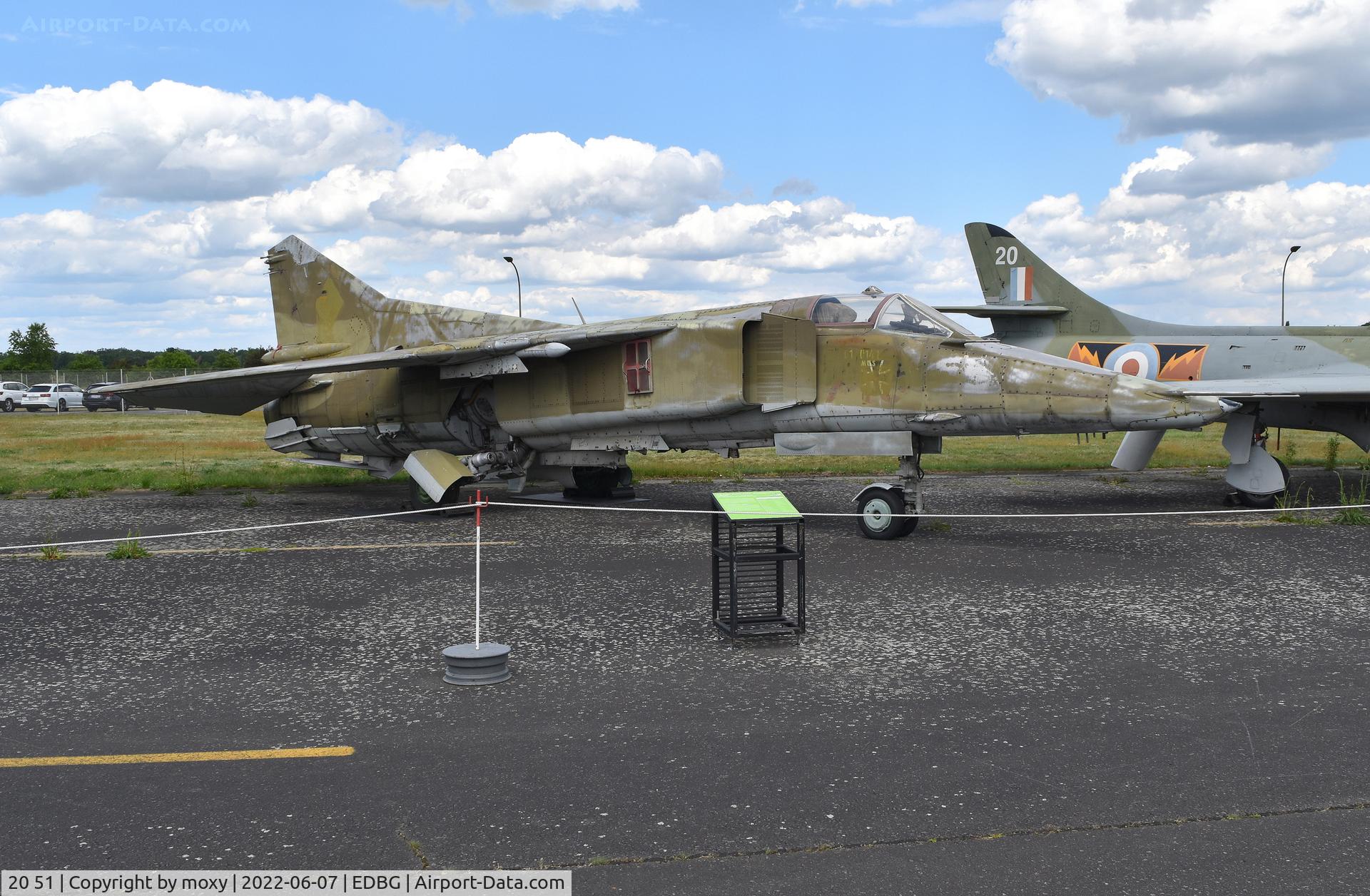 20 51, 1980 Mikoyan-Gurevich MiG-23BN C/N 0393214225, Mikoyan-Gurevich MiG-23BN at the Bundeswehr Museum of Military History – Berlin-Gatow Airfield.