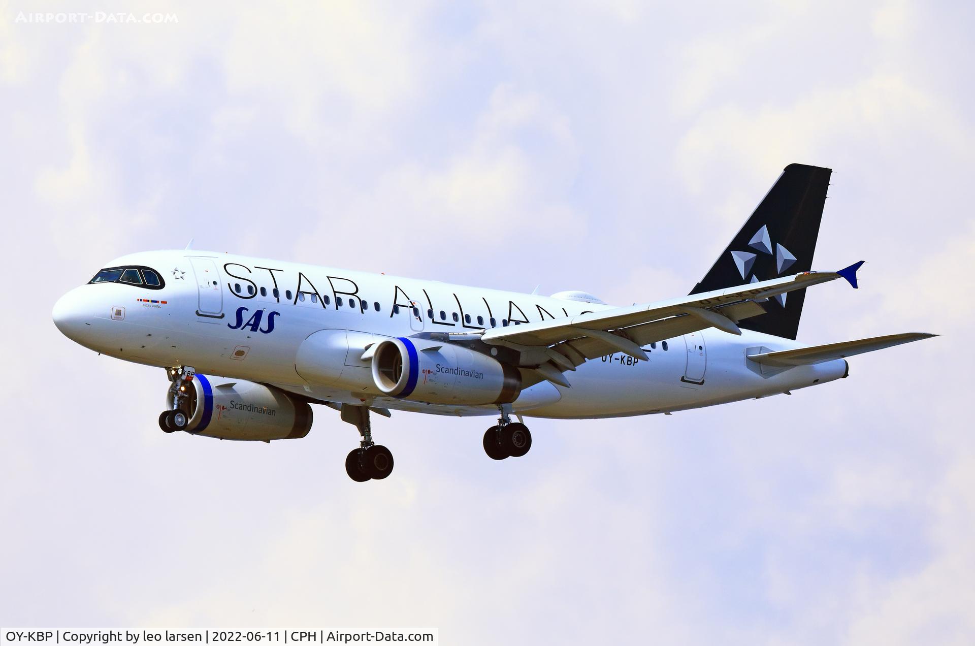 OY-KBP, 2006 Airbus A319-132 C/N 2888, Copenhagen 11.6.2022