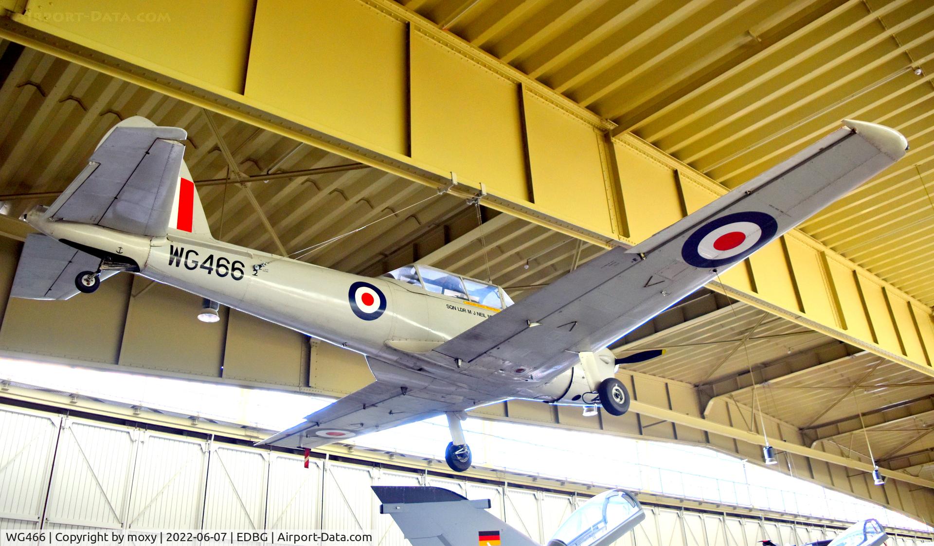 WG466, 1951 De Havilland DHC-1 Chipmunk T.10 C/N C1/0516, De Havilland DHC-1 Chipmunk T.10 at the Bundeswehr Museum of Military History – Berlin-Gatow Airfield.
