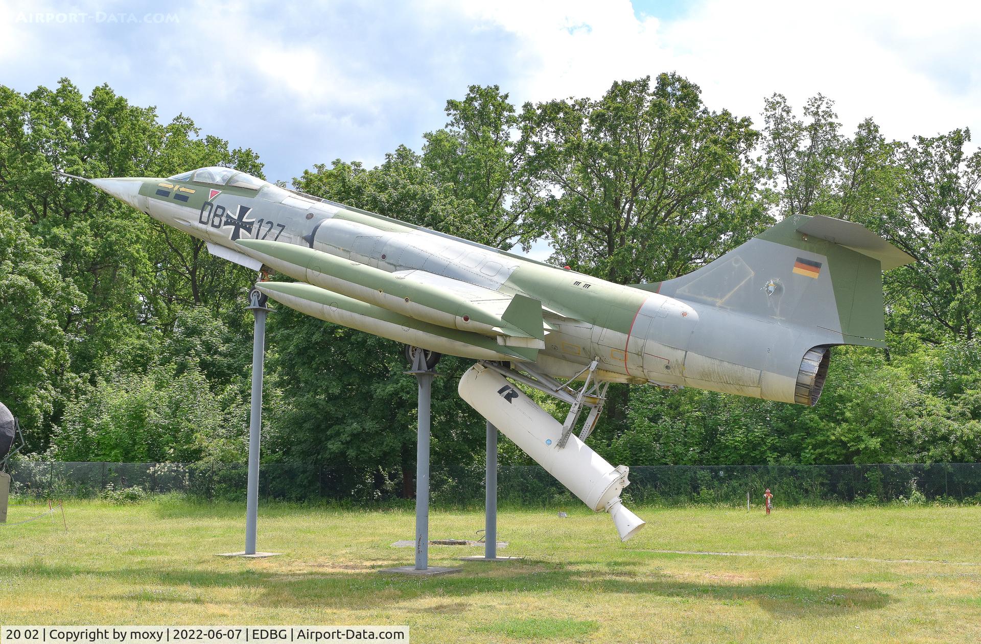 20 02, Lockheed F-104G Starfighter ZELL C/N 683-2002, Lockheed F-104G Starfighter ZELL at the Bundeswehr Museum of Military History – Berlin-Gatow Airfield