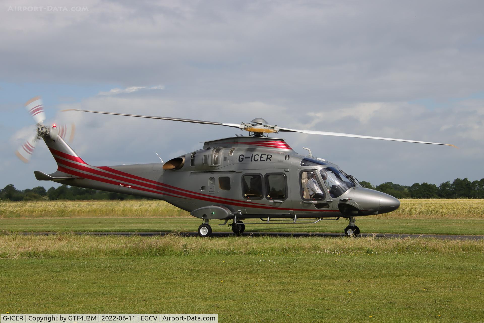 G-ICER, 2021 Leonardo AW169 C/N 69131, G-ICER at Sleap 11Jun22
