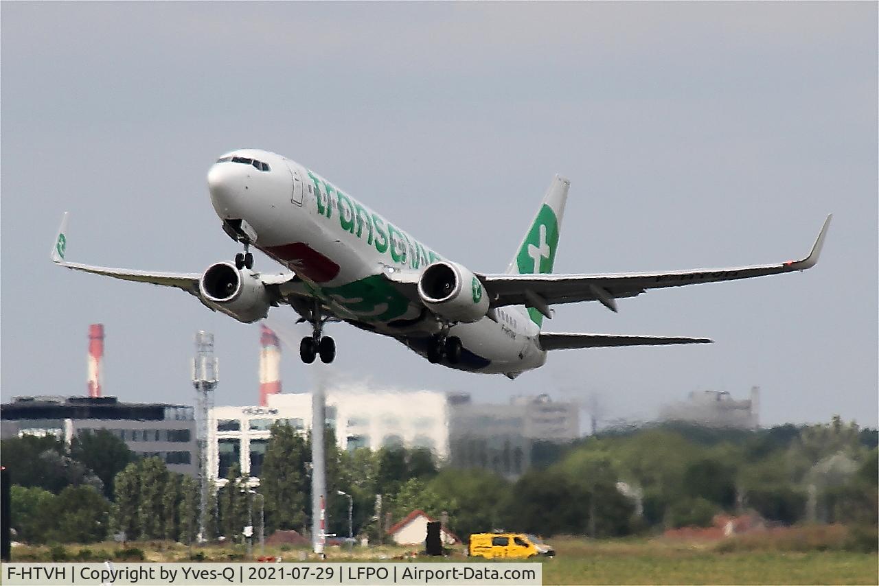 F-HTVH, Boeing 737-800 C/N 62163, Boeing 737-800, Take off rwy 24, Paris Orly airport (LFPO-ORY)
