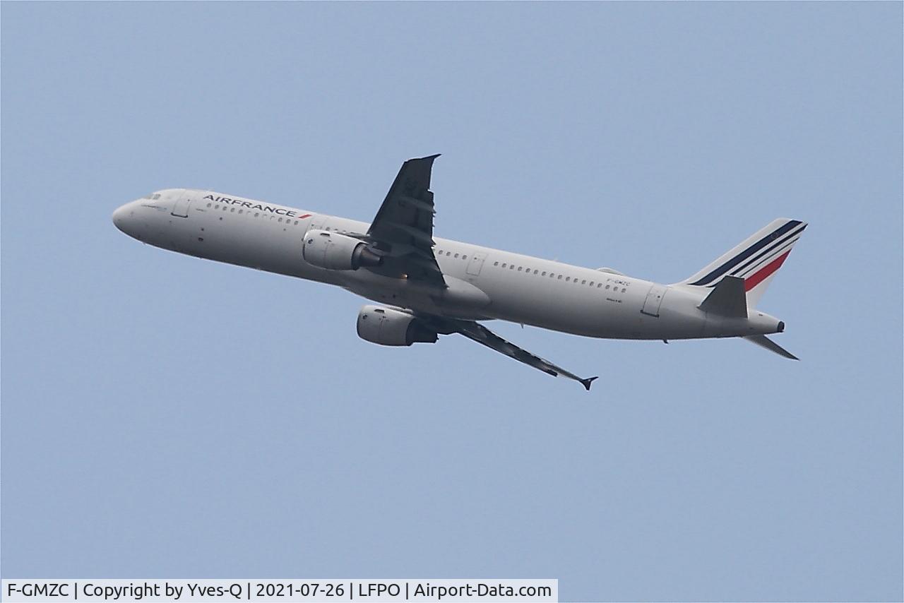 F-GMZC, 1995 Airbus A321-111 C/N 521, Airbus A321-111, Climbing from rwy 24, Paris-Orly airport (LFPO-ORY)