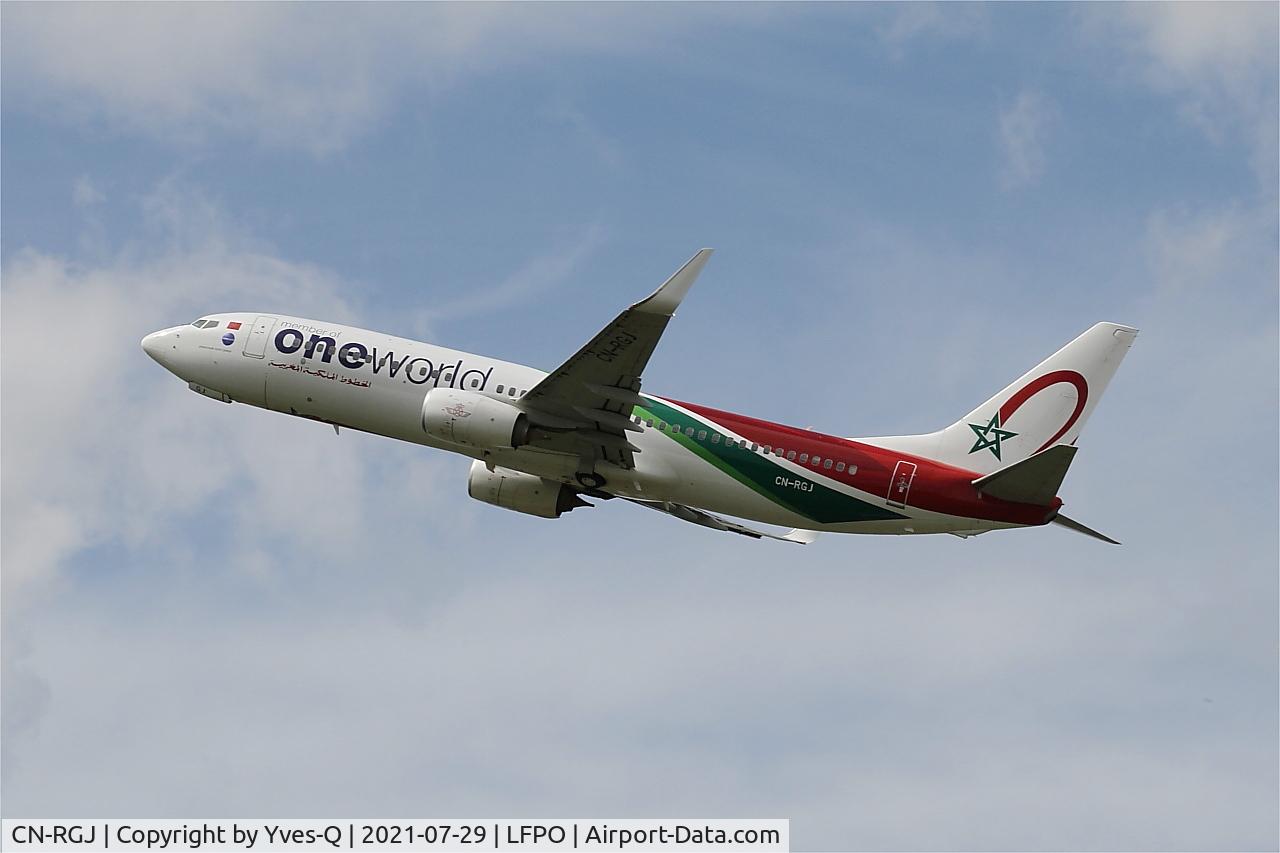 CN-RGJ, 2012 Boeing 737-8B6 C/N 33072, Boeing 737-8B6, Climbing from rwy 24, Paris-Orly airport (LFPO-ORY)