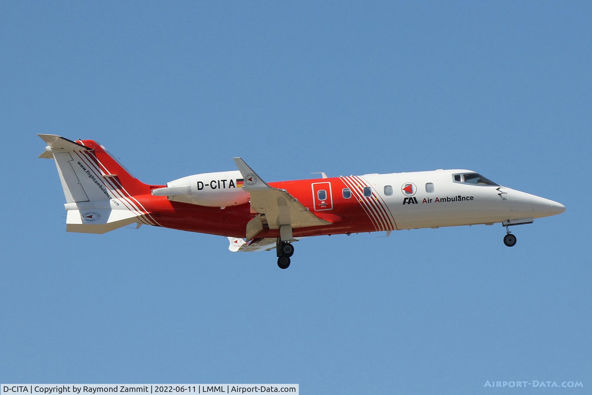 D-CITA, 1995 Learjet 60 C/N 60-069, Learjet 60 D-CITA FAI Flight Ambulance