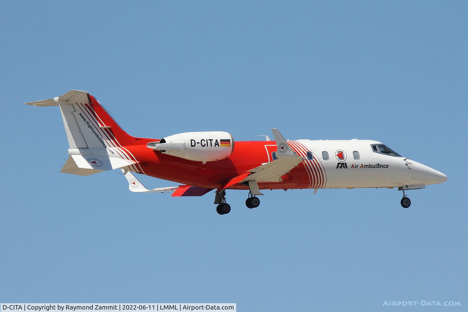 D-CITA, 1995 Learjet 60 C/N 60-069, Learjet 60 D-CITA FAI Flight Ambulance