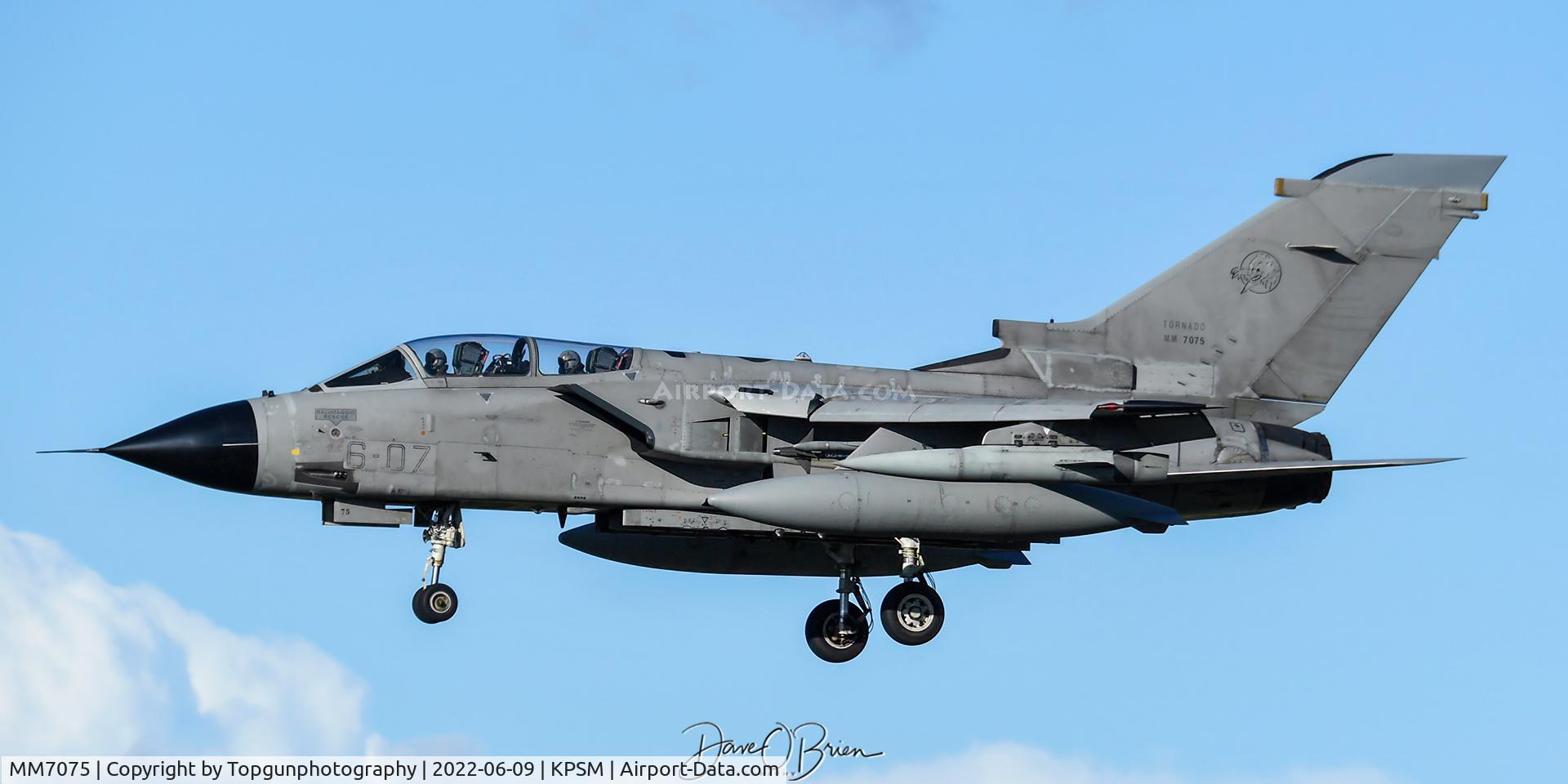 MM7075, Panavia Tornado IDS C/N 573/IS074/5086, IAM1430 flight arriving from KEDW