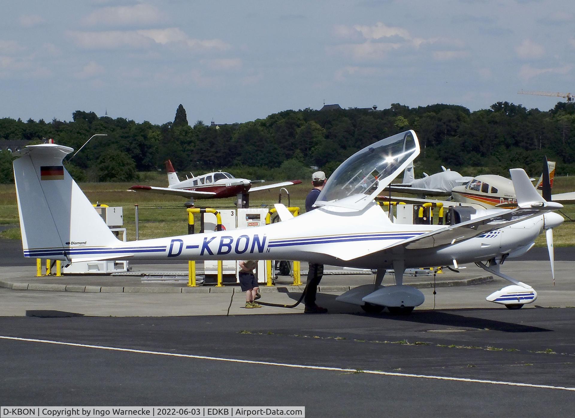 D-KBON, Diamond HK-36TC Super Dimona C/N 3621, Diamond HK-36TC Super Dimona at Bonn-Hangelar airfield '2205-06