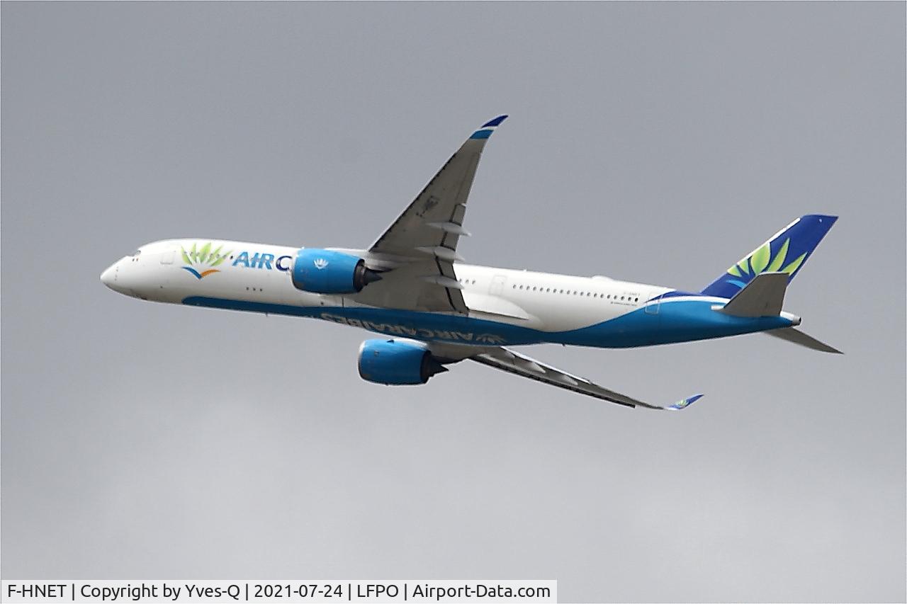 F-HNET, 2017 Airbus A350-941 C/N 0091, Airbus A350-941, Climbing from rwy 24, Paris Orly airport (LFPO-ORY)