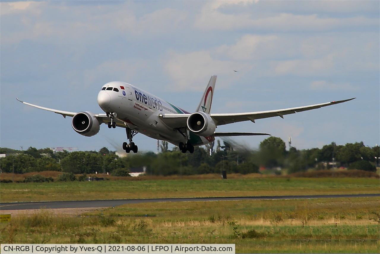 CN-RGB, 2014 Boeing 787-8 Dreamliner C/N 43817, Boeing 787-8 Dreamliner, Take off rwy 24,Paris Orly airport (LFPO-ORY)