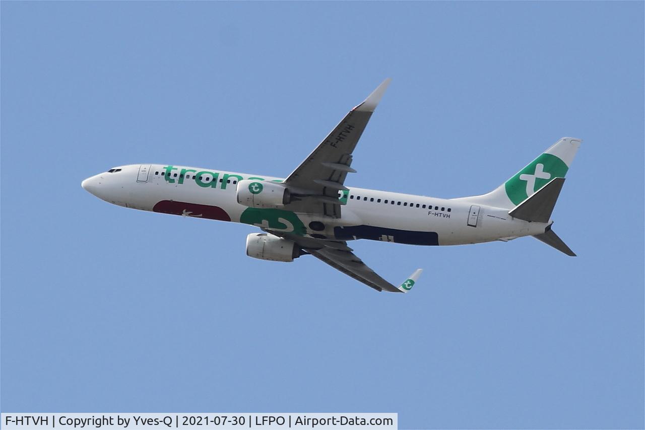 F-HTVH, Boeing 737-800 C/N 62163, Boeing 737-800, Climbing from rwy 24, Paris Orly airport (LFPO-ORY)