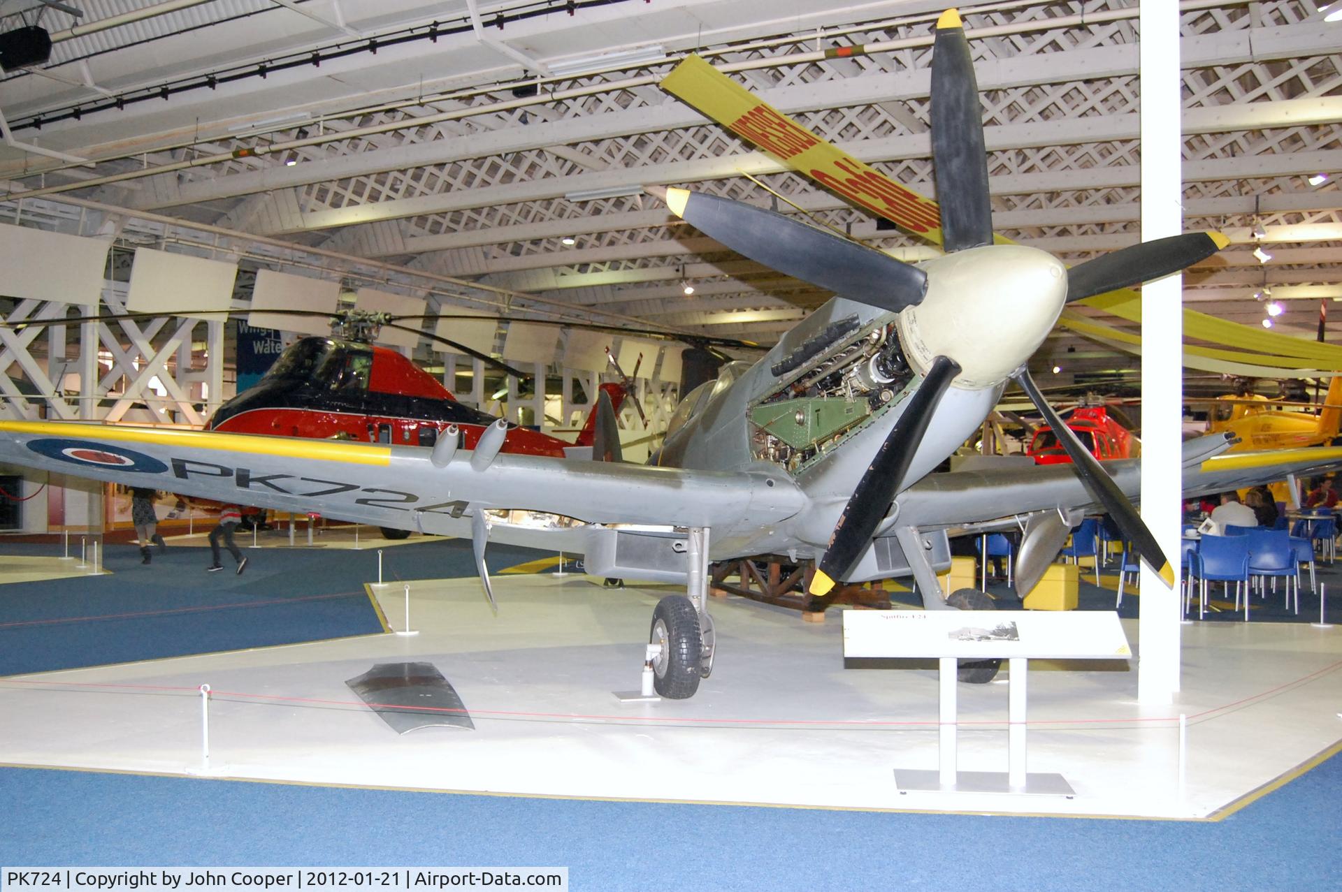 PK724, Supermarine 356 Spitfire F.24 C/N CBAF.255, PK724 at RAF Museum Hendon London