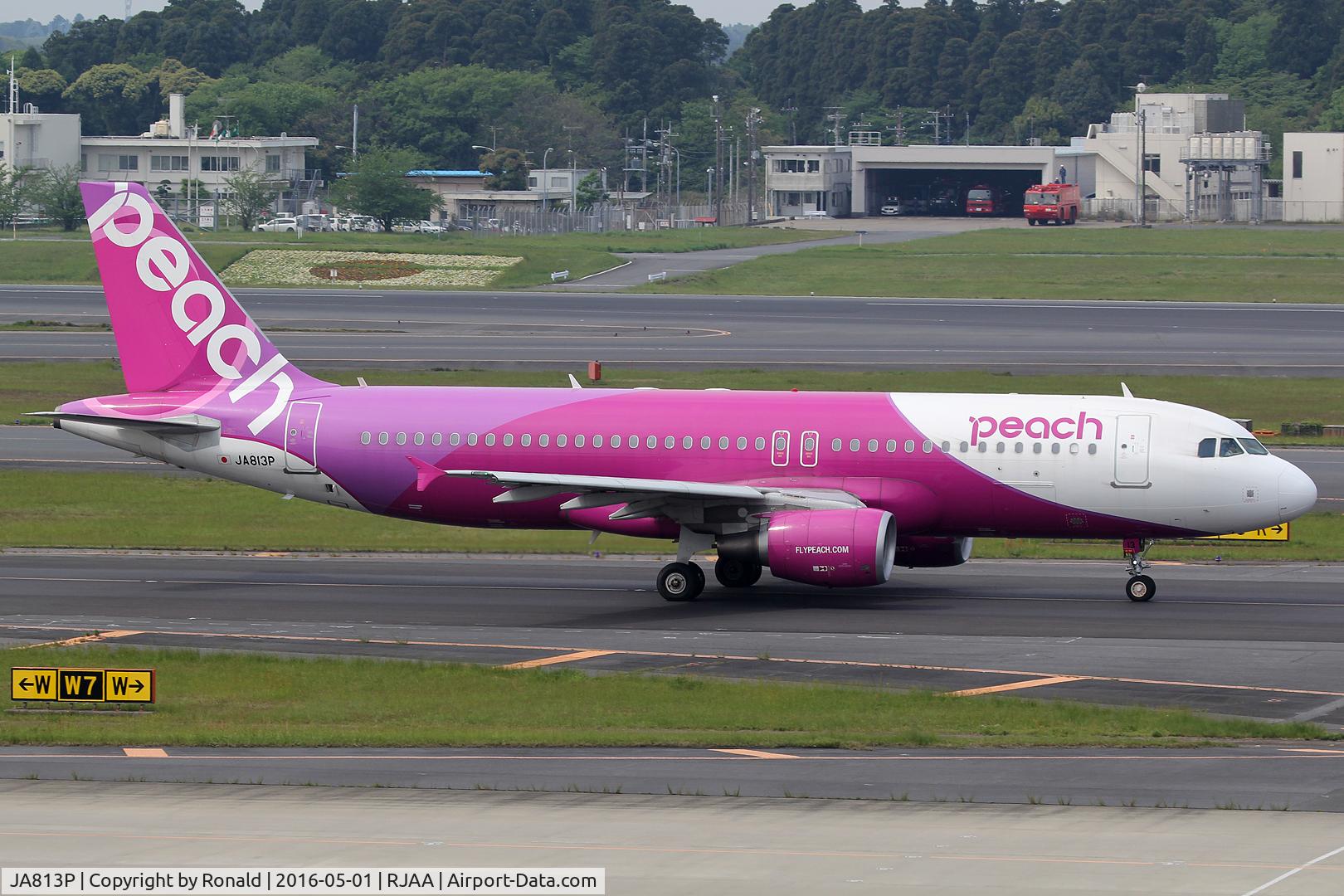 JA813P, 2014 Airbus A320-214 C/N 6107, at nrt