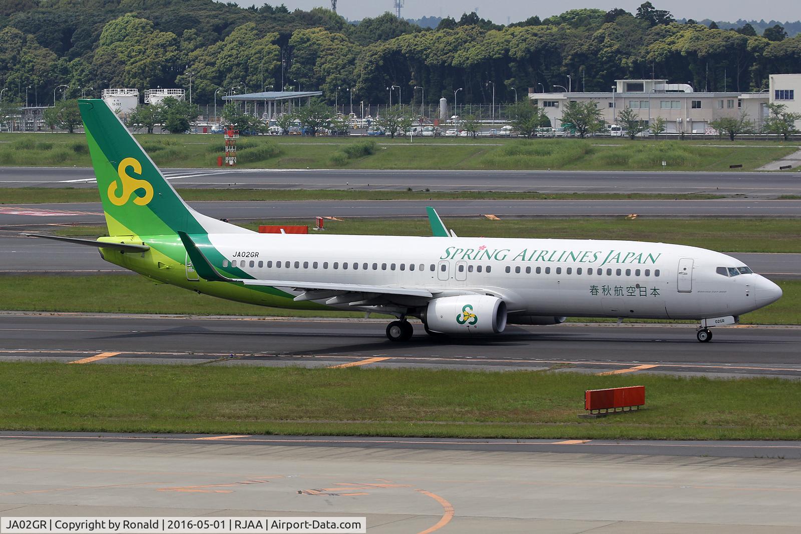 JA02GR, 2013 Boeing 737-86N C/N 41256, at nrt