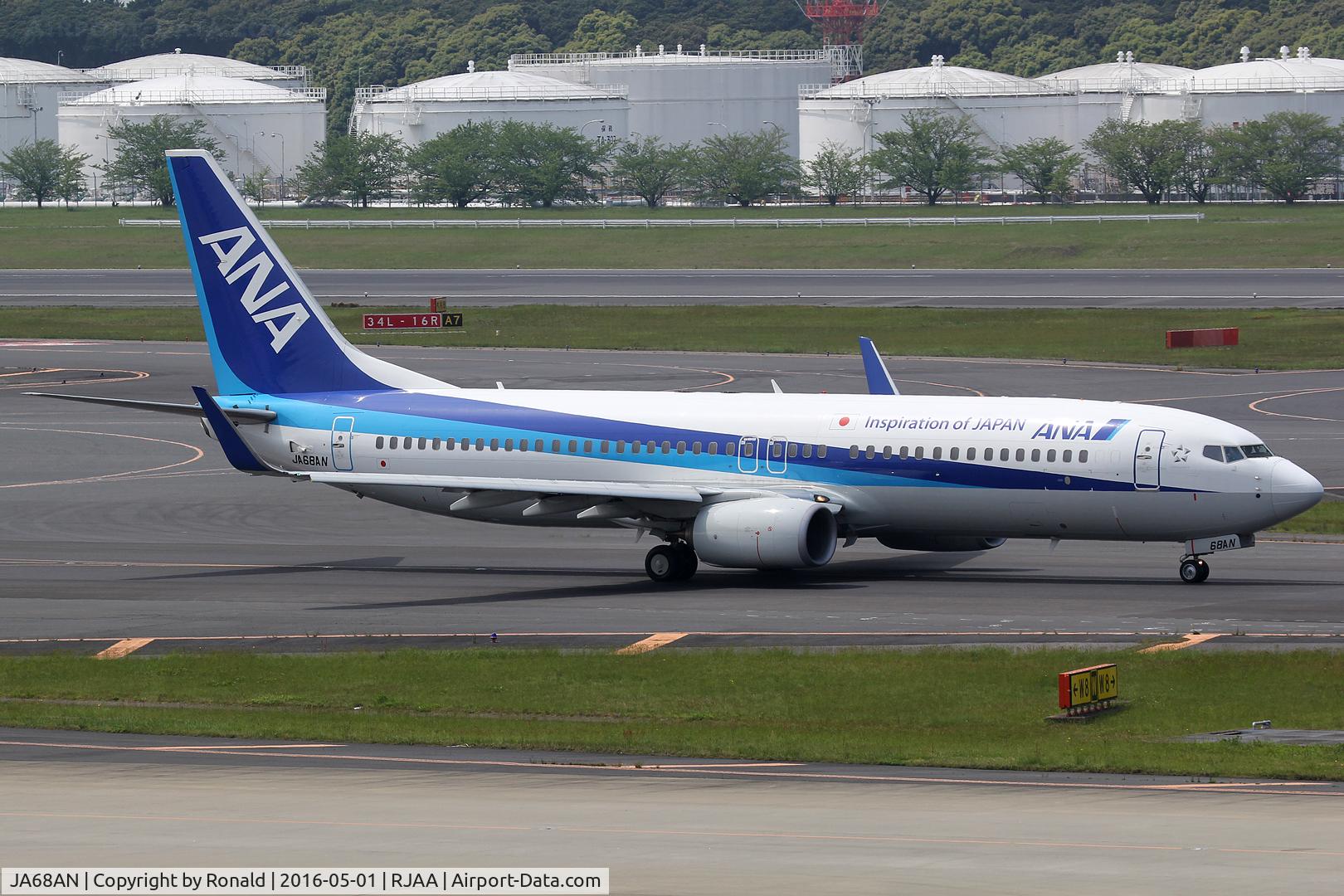 JA68AN, 2012 Boeing 737-881 C/N 33910, at nrt