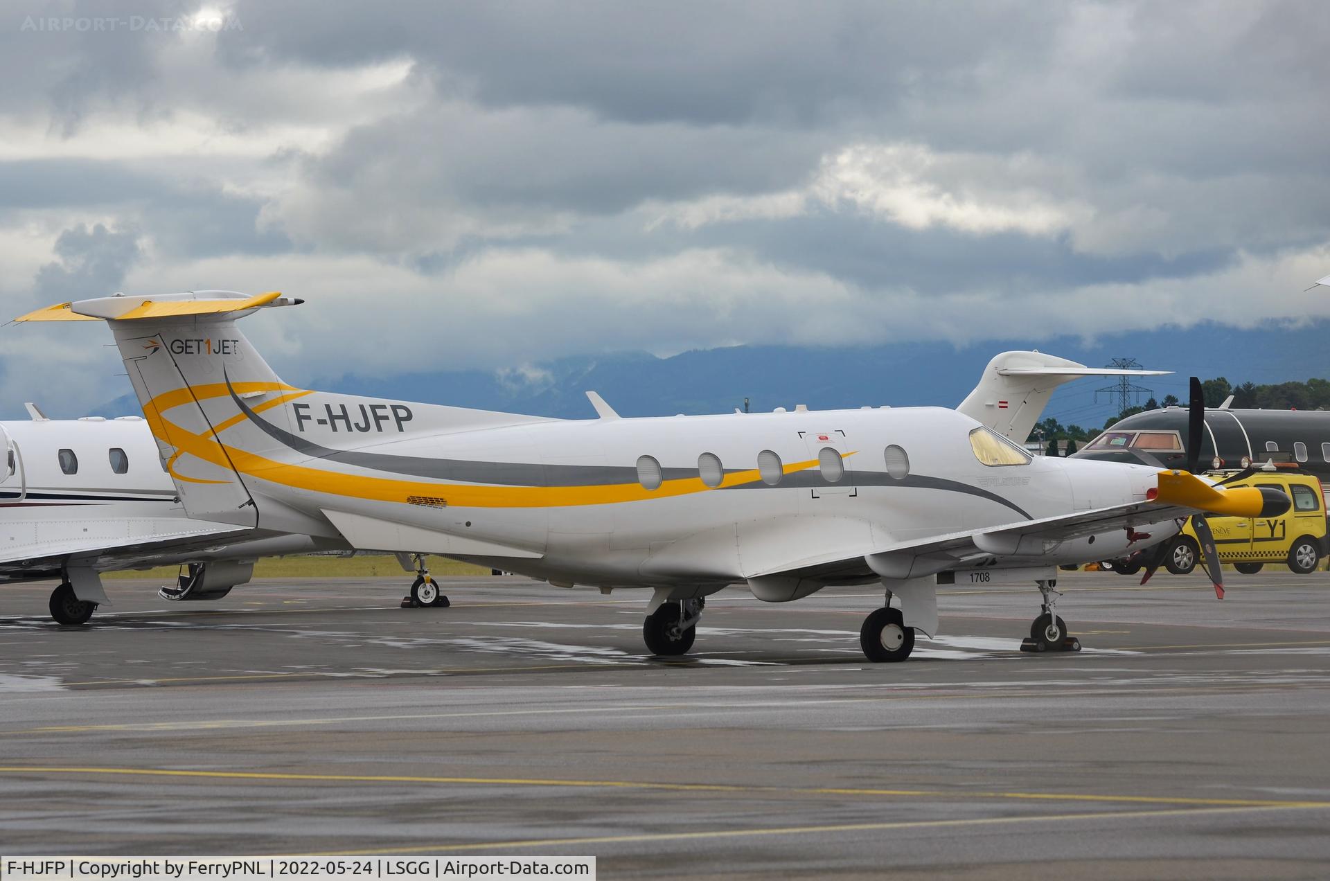 F-HJFP, 2017 Pilatus PC-12/47E C/N 1708, Get1Jet PC12