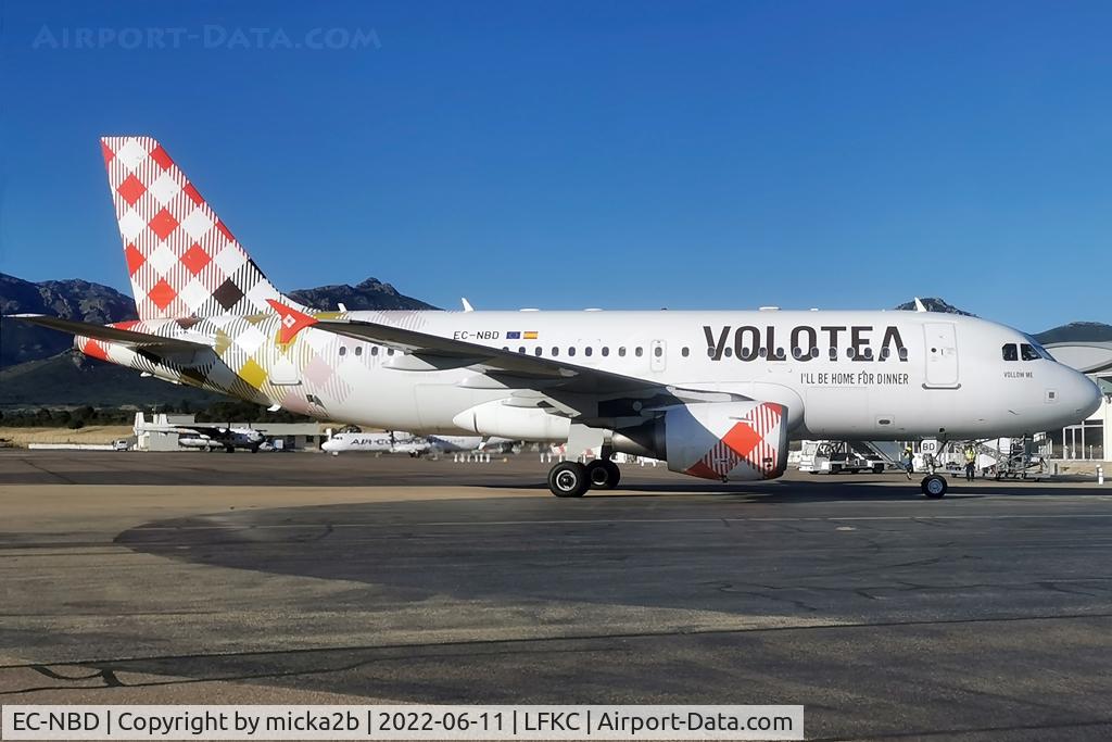 EC-NBD, 2003 Airbus A319-112 C/N 1901, Parked
