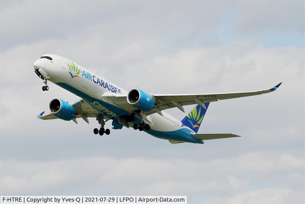 F-HTRE, 2019 Airbus A350-941 C/N 327, Airbus A350-941, Take off rwy 24, Paris-Orly airport (LFPO-ORY)