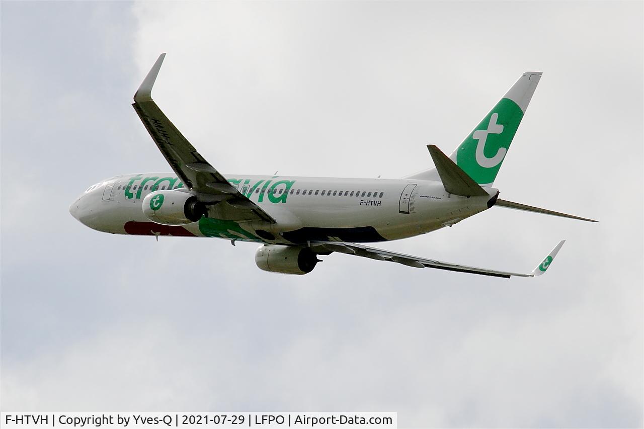 F-HTVH, Boeing 737-800 C/N 62163, Boeing 737-800, Climbing from rwy 24, Paris Orly airport (LFPO-ORY)