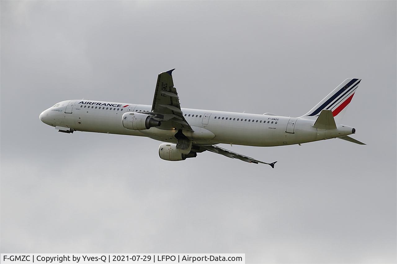 F-GMZC, 1995 Airbus A321-111 C/N 521, Airbus A321-111, Climbing from rwy 24, Paris-Orly airport (LFPO-ORY)