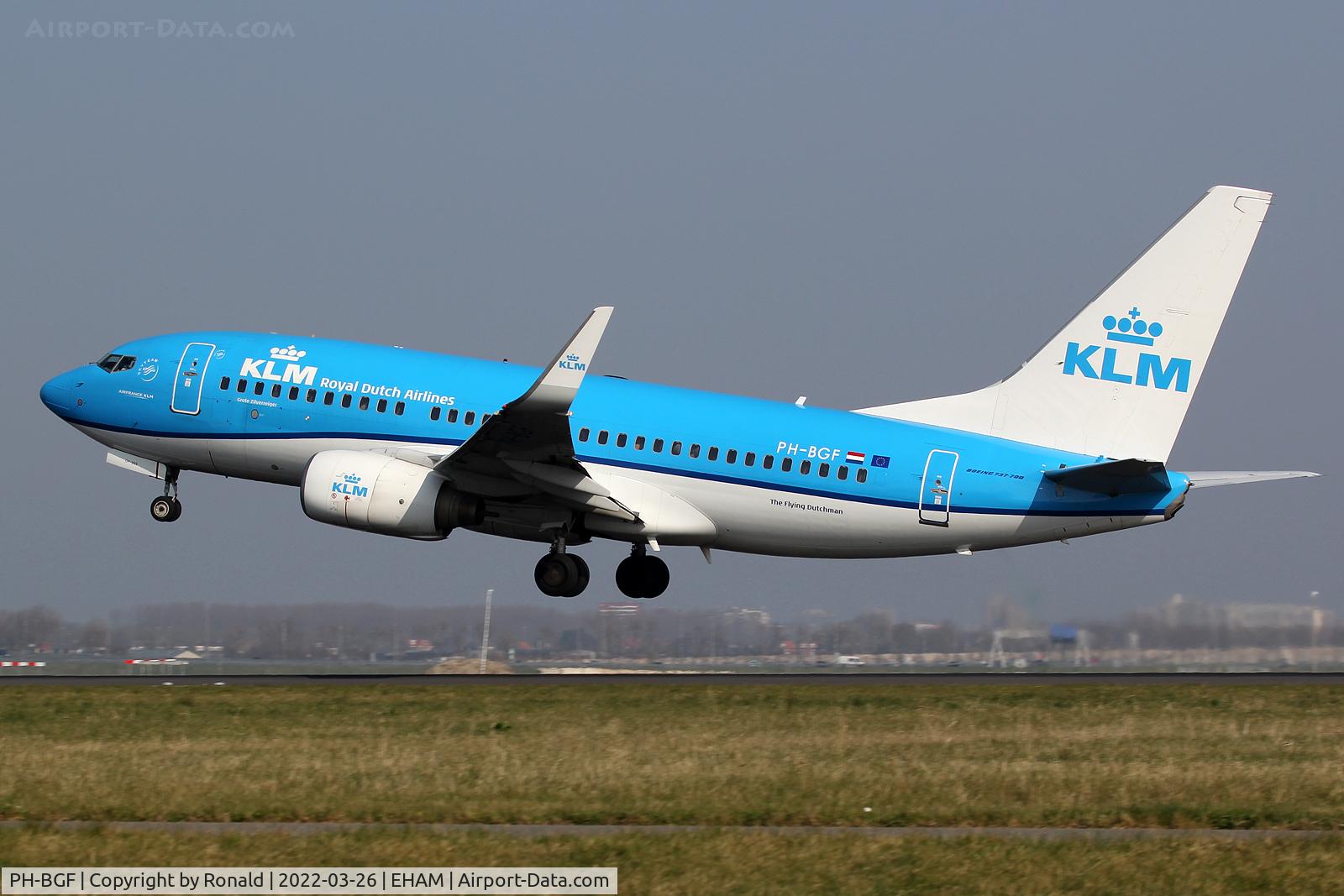 PH-BGF, 2008 Boeing 737-7K2 C/N 30365, at spl