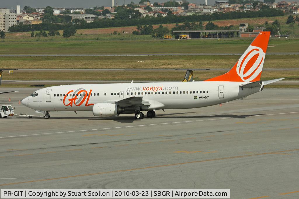 PR-GIT, 1998 Boeing 737-809 C/N 28403, GOL GRU