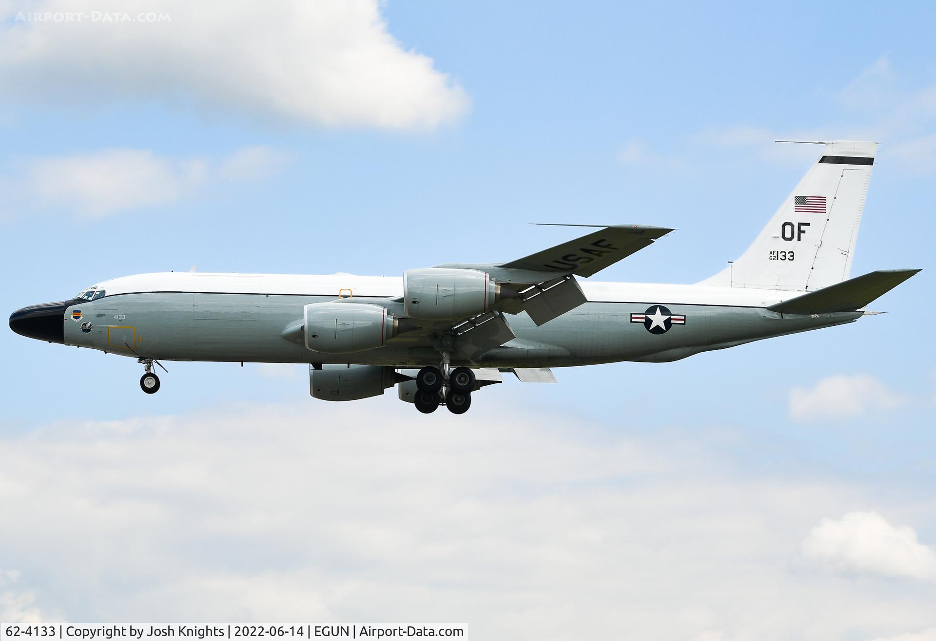 62-4133, 1962 Boeing TC-135W Stratolifter C/N 18473, Arriving at RAF Mildenhall as WINDSOR01.