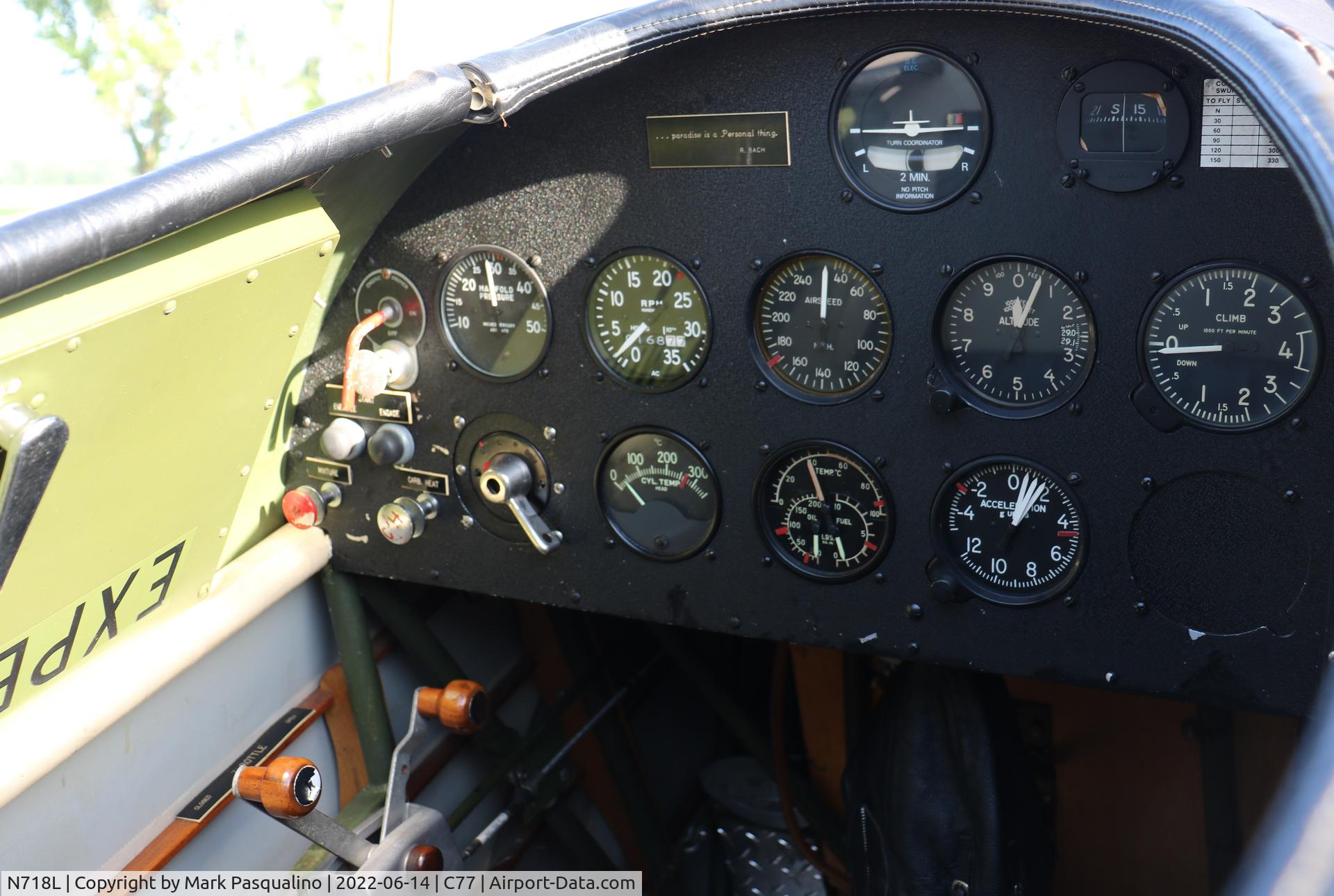 N718L, 1984 Granville Brothers Gee Bee Senior Sportster Y Replica C/N 3, Gee Bee Senior Sportster Y Replica
