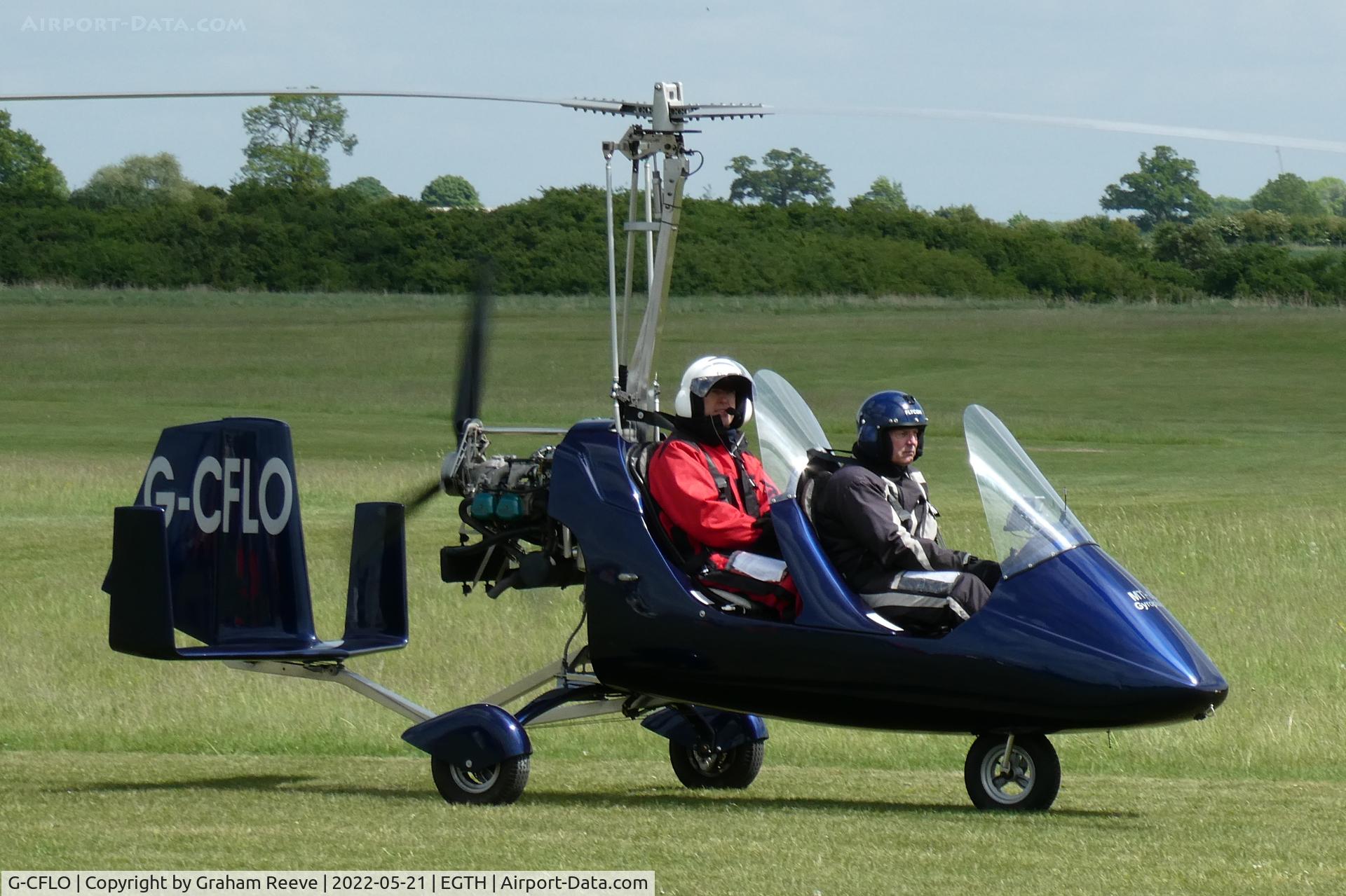 G-CFLO, 2008 Rotorsport UK MT-03 C/N RSUK/MT-03/053, Departing from Old Warden.