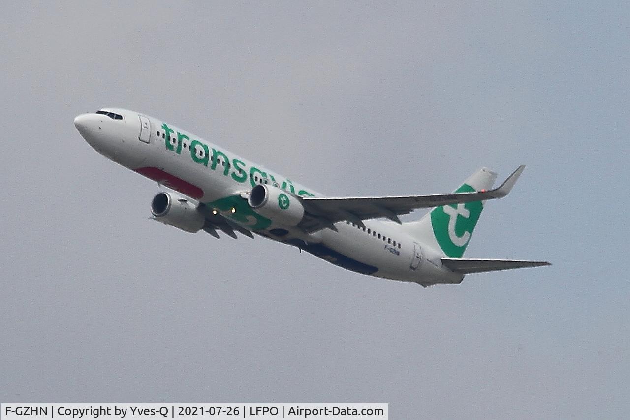 F-GZHN, 1999 Boeing 737-85H C/N 29445, Boeing 737-85H, Climbing from rwy 24, Paris-Orly airport (LFPO-ORY)