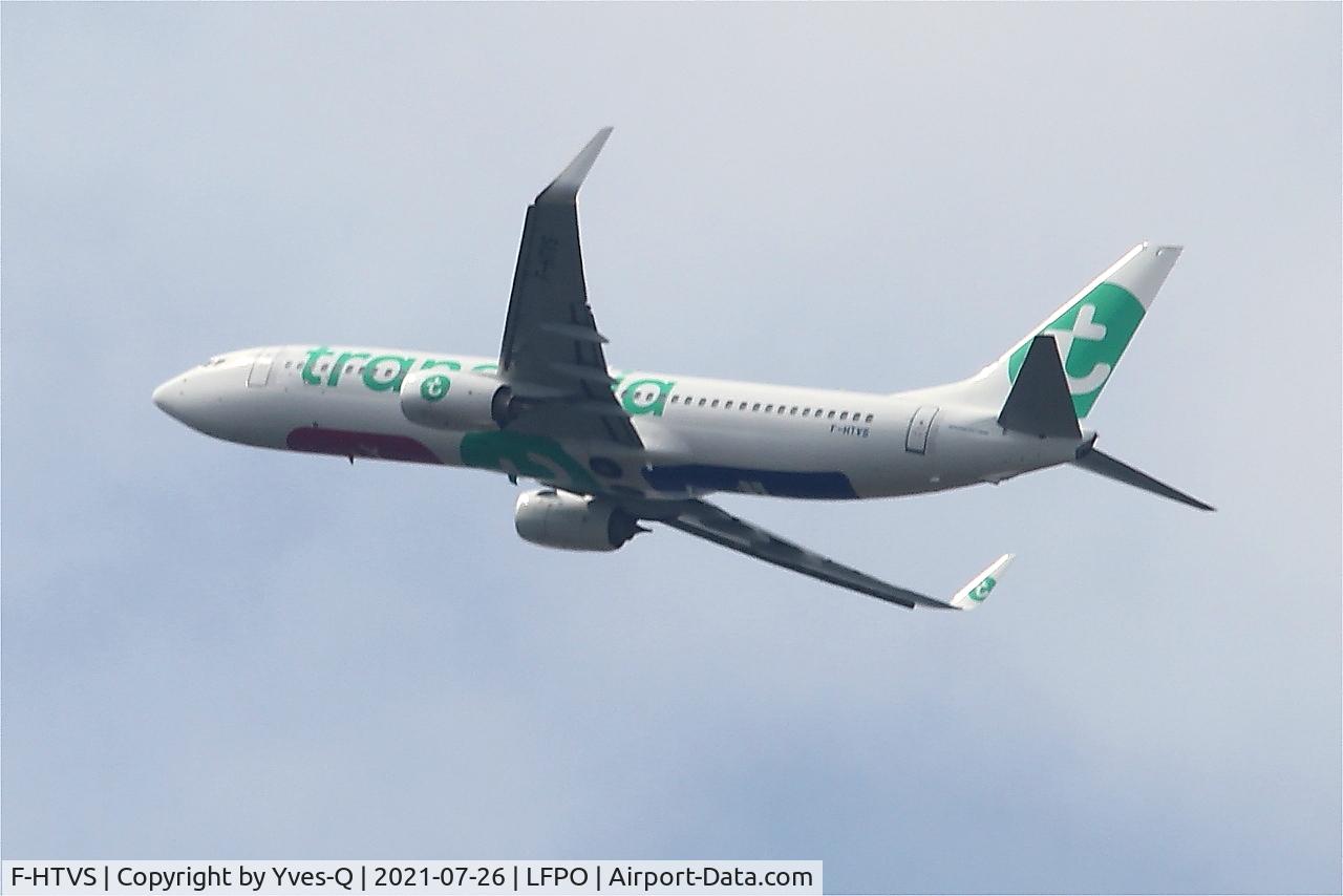 F-HTVS, 2012 Boeing 737-86J C/N 37766, Boeing 737-86J, Climbing from rwy 24, Paris Orly airport (LFPO-ORY)