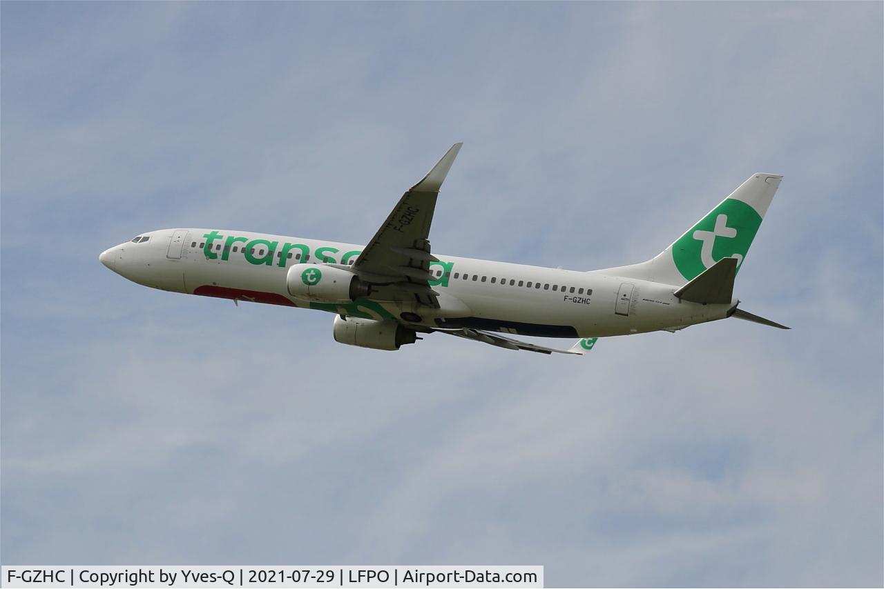F-GZHC, 2008 Boeing 737-8K2 C/N 29651, Boeing 737-8K2, Climbing from rwy 24, Paris-Orly airport (LFPO-ORY)