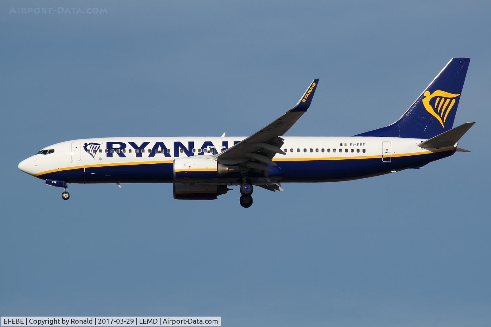 EI-EBE, 2009 Boeing 737-8AS C/N 37523, at mad