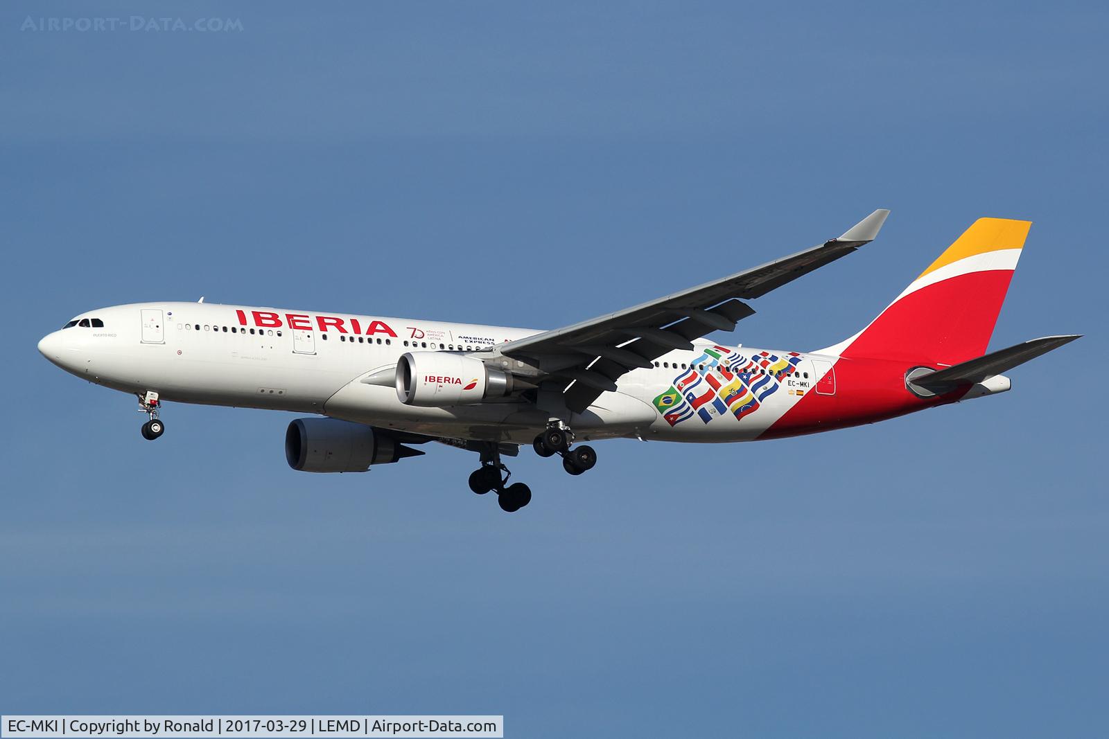 EC-MKI, 2016 Airbus A330-202 C/N 1719, at mad