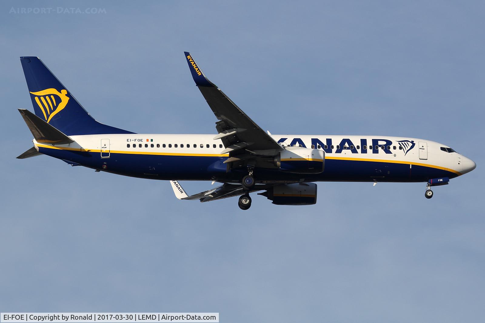 EI-FOE, 2016 Boeing 737-8AS C/N 44713, at mad