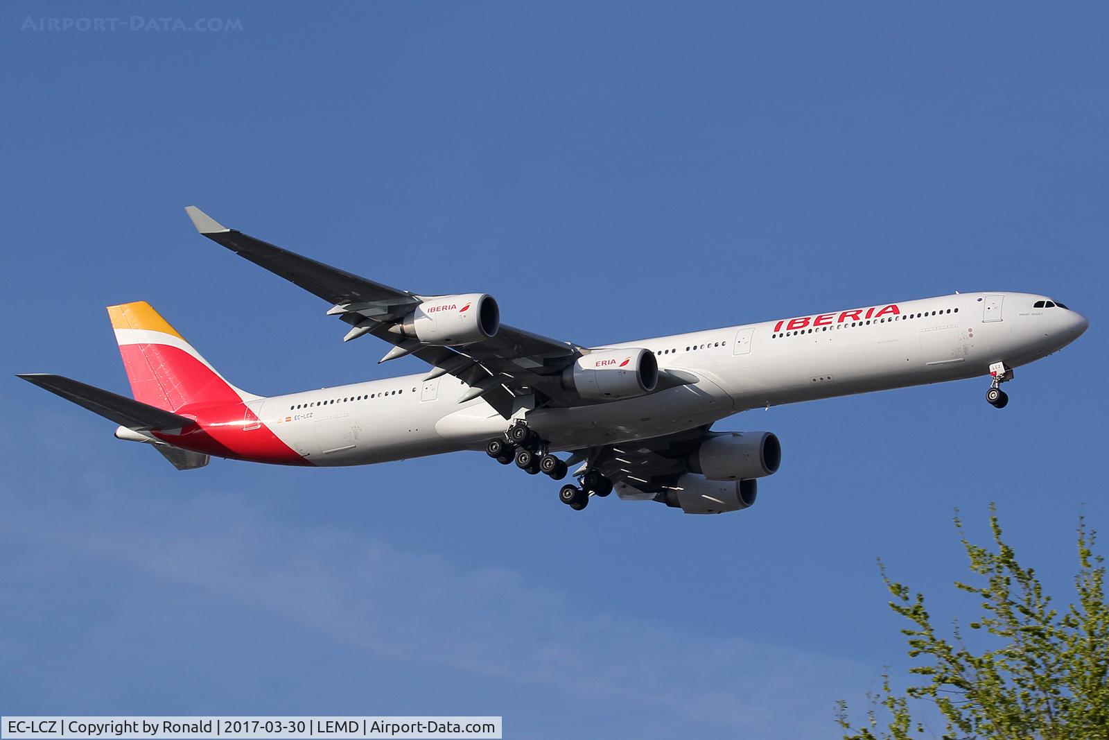 EC-LCZ, 2009 Airbus A340-642X C/N 993, at mad