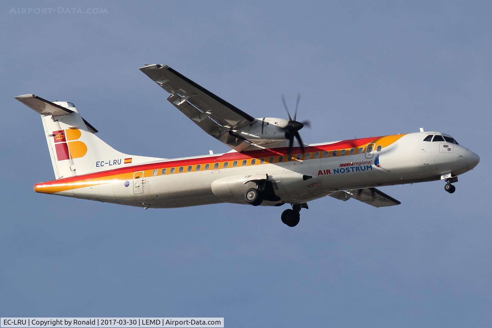 EC-LRU, 2012 ATR 72-600 C/N 1032, at mad