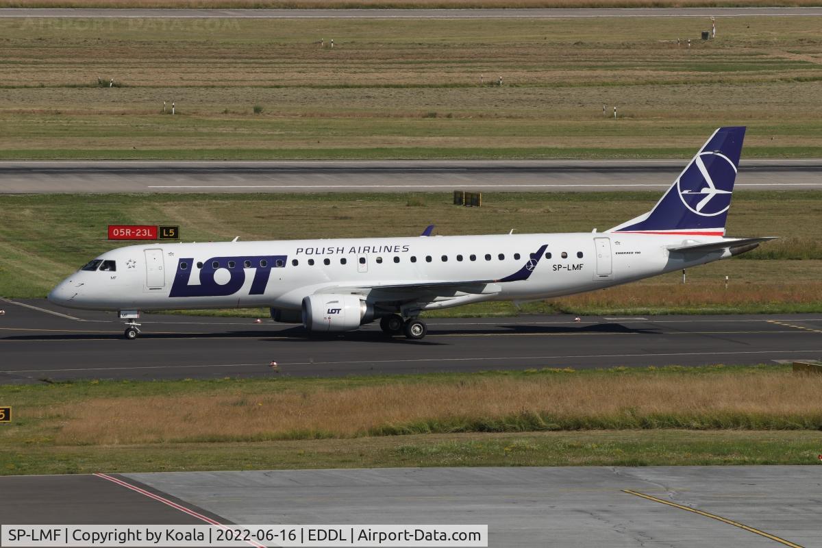 SP-LMF, 2009 Embraer 190AR (ERJ-190-100IGW) C/N 330, Arrival from Warsaw. First pic in the database.