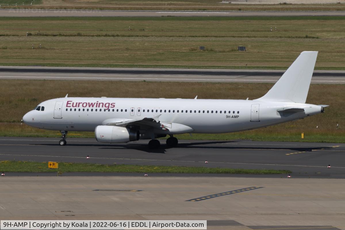 9H-AMP, 2006 Airbus A320-232 C/N 2663, Lease to Eurowings, boring white.