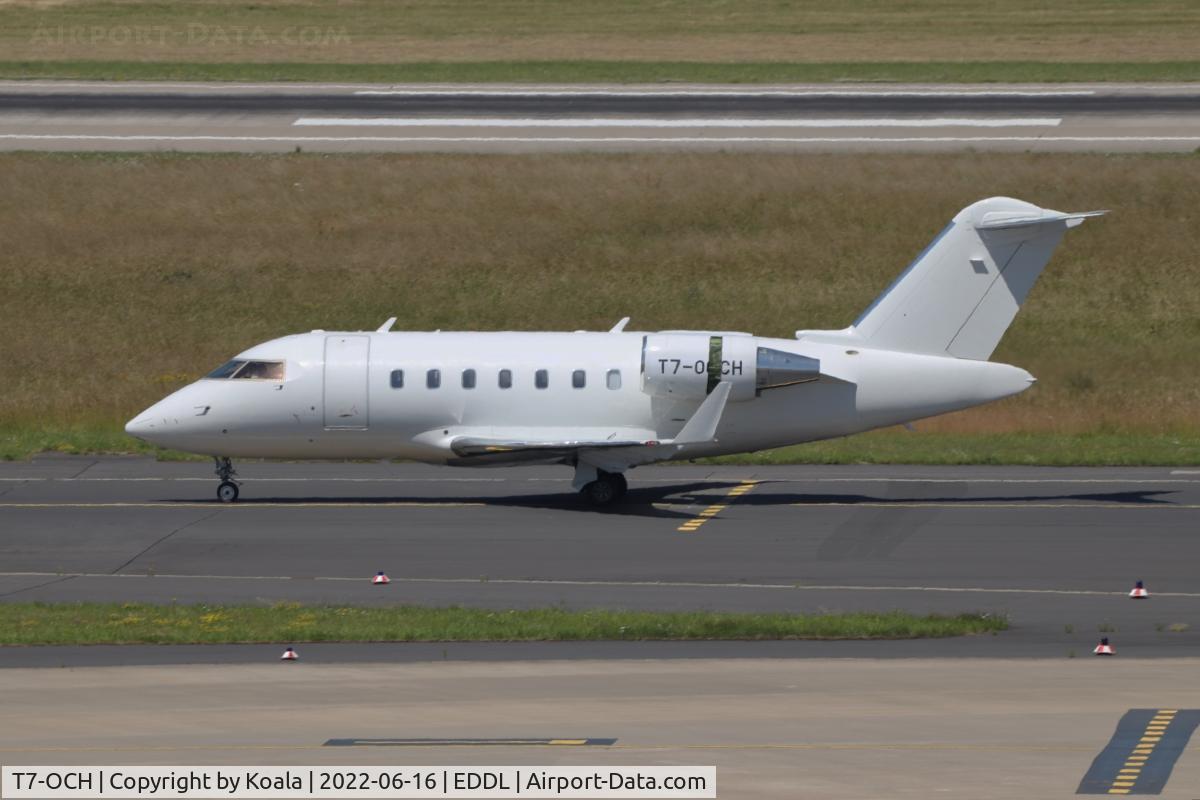 T7-OCH, 2007 Bombardier Challenger 605 (CL-600-2B16) C/N 5732, Taxing to GAT after arrival from Baia mare