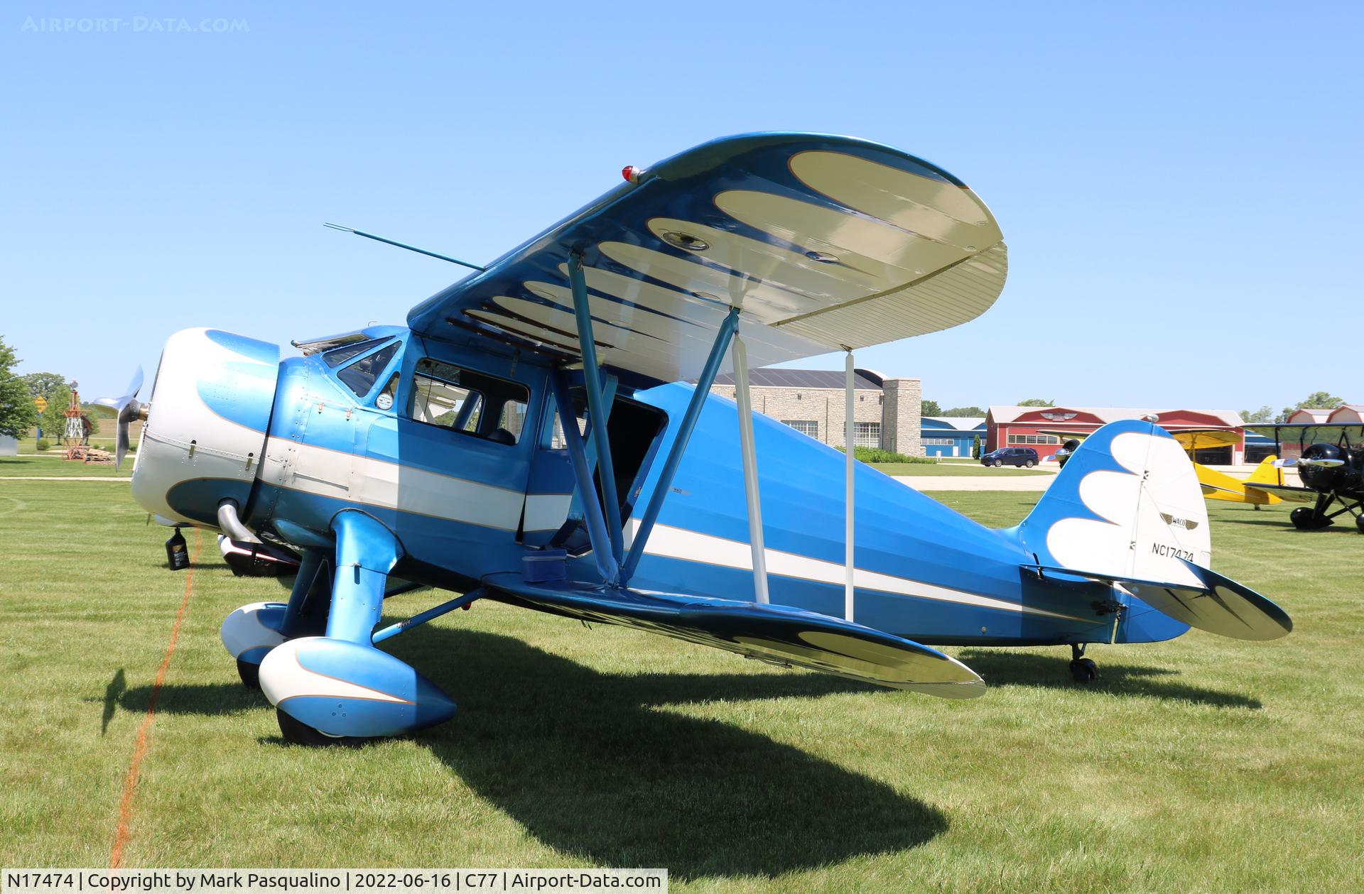 N17474, 1937 Waco YKS-7 C/N 4613, Waco YKS-7