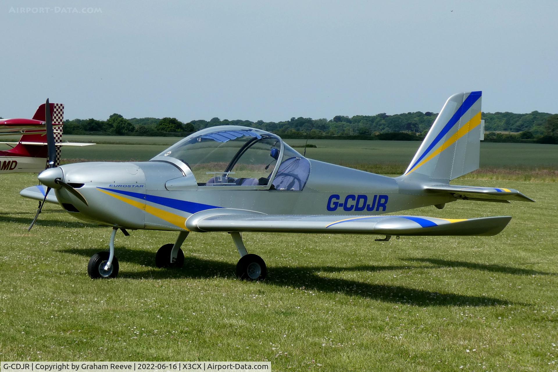 G-CDJR, 2005 Cosmik EV-97 Eurostar C/N 2318, Parked at Northrepps.