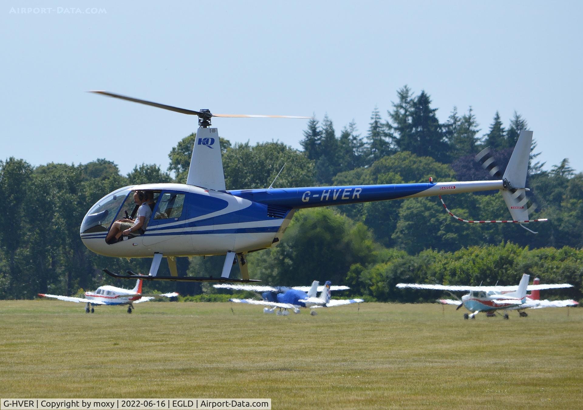 G-HVER, 2007 Robinson R44 Raven II C/N 11754, Robinson R44 Raven II at Denham.