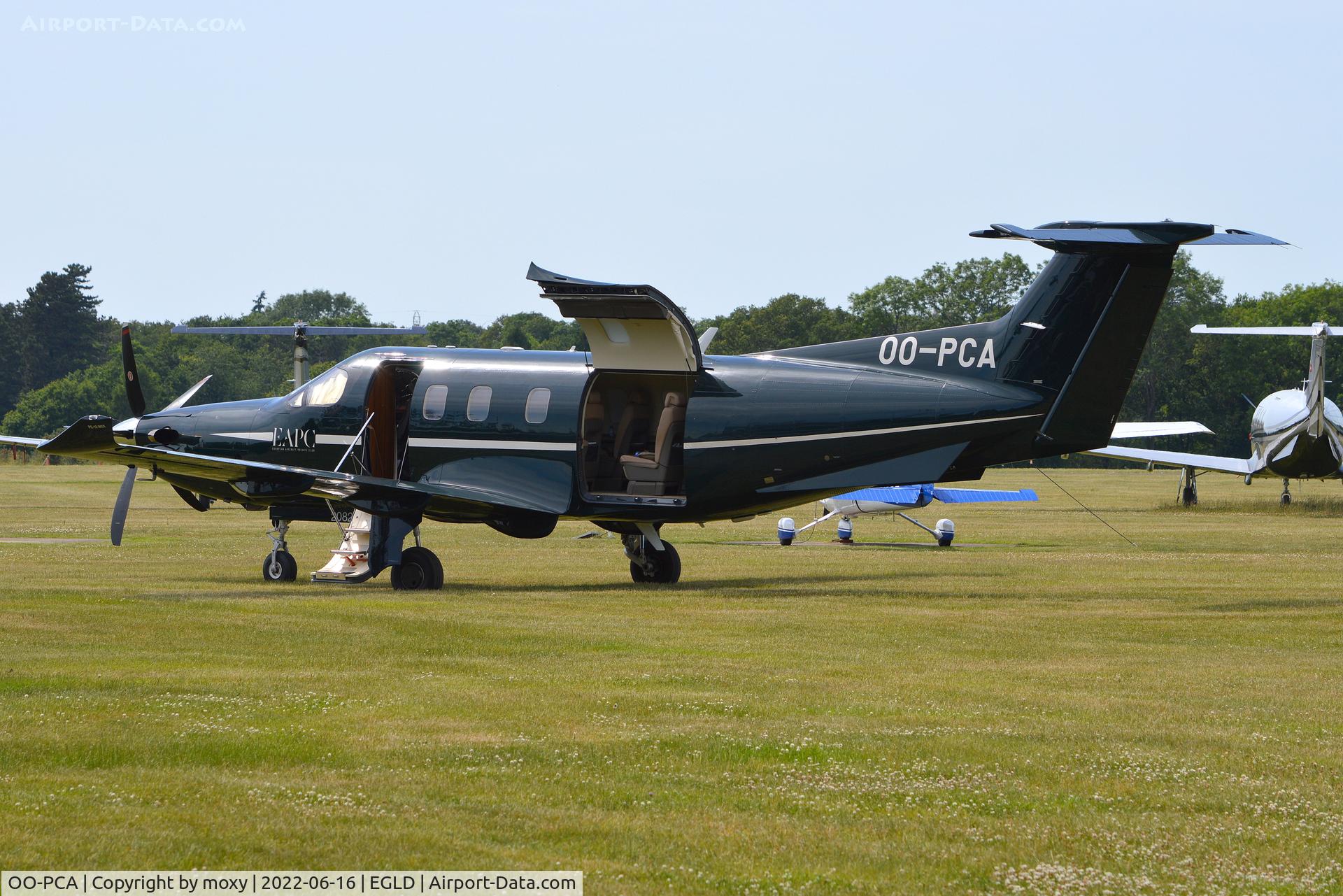 OO-PCA, 2021 Pilatus PC-12/47E C/N 2082, Pilatus PC-12/47E at Denham.