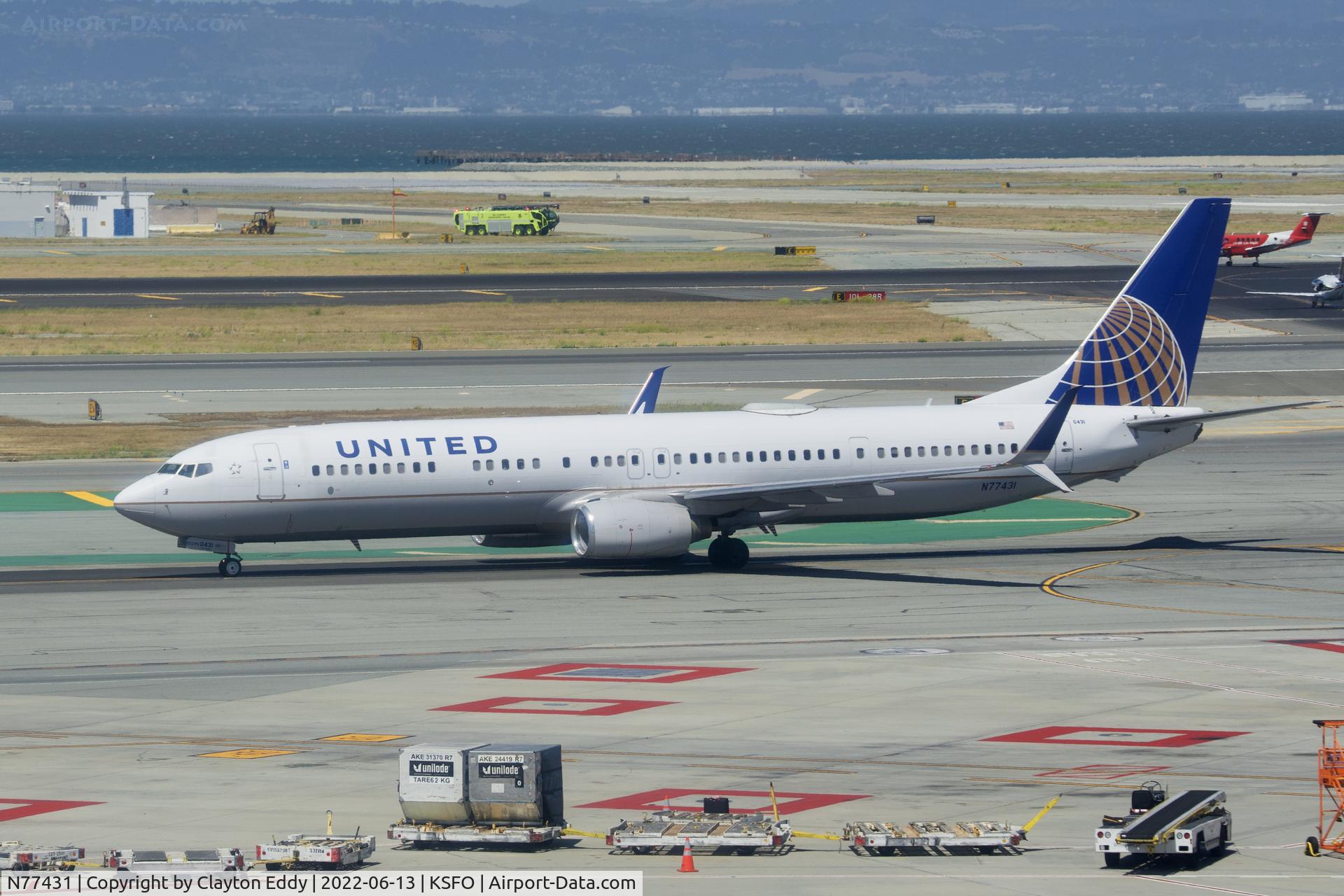 N77431, 2009 Boeing 737-924/ER C/N 32833, Sky Terrace SFO 2022.