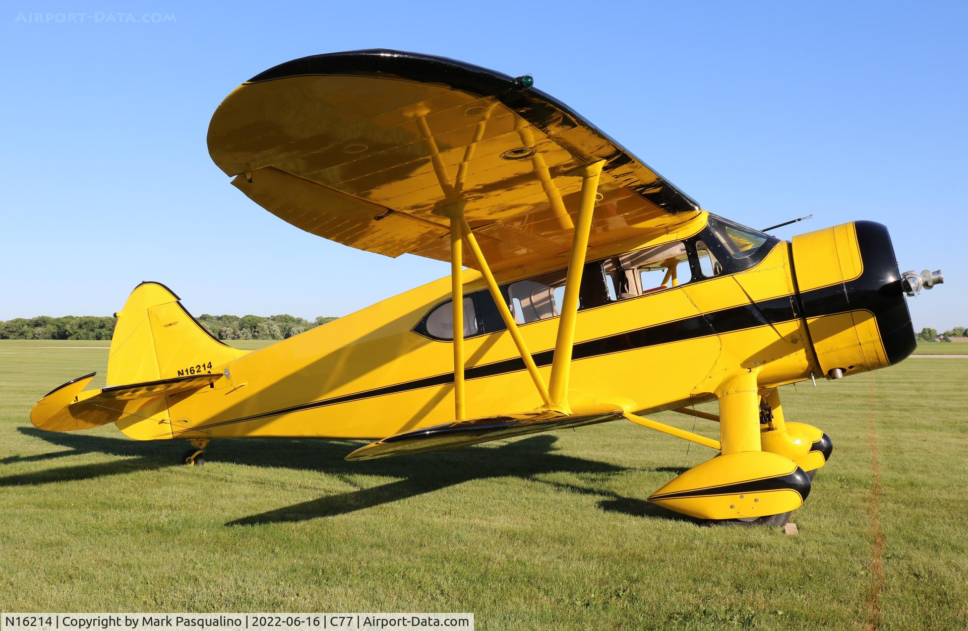 N16214, 1936 Waco EQC-6 C/N 4425, Waco EQC-6