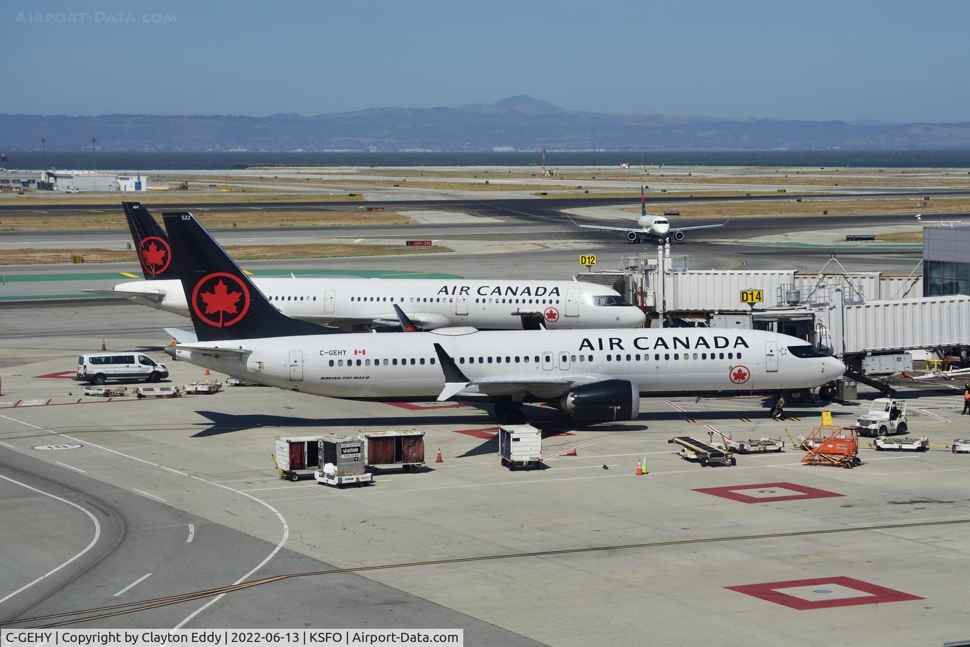 C-GEHY, 2019 Boeing 737-8 MAX C/N 61228, Sky Terrace SfO 2022.